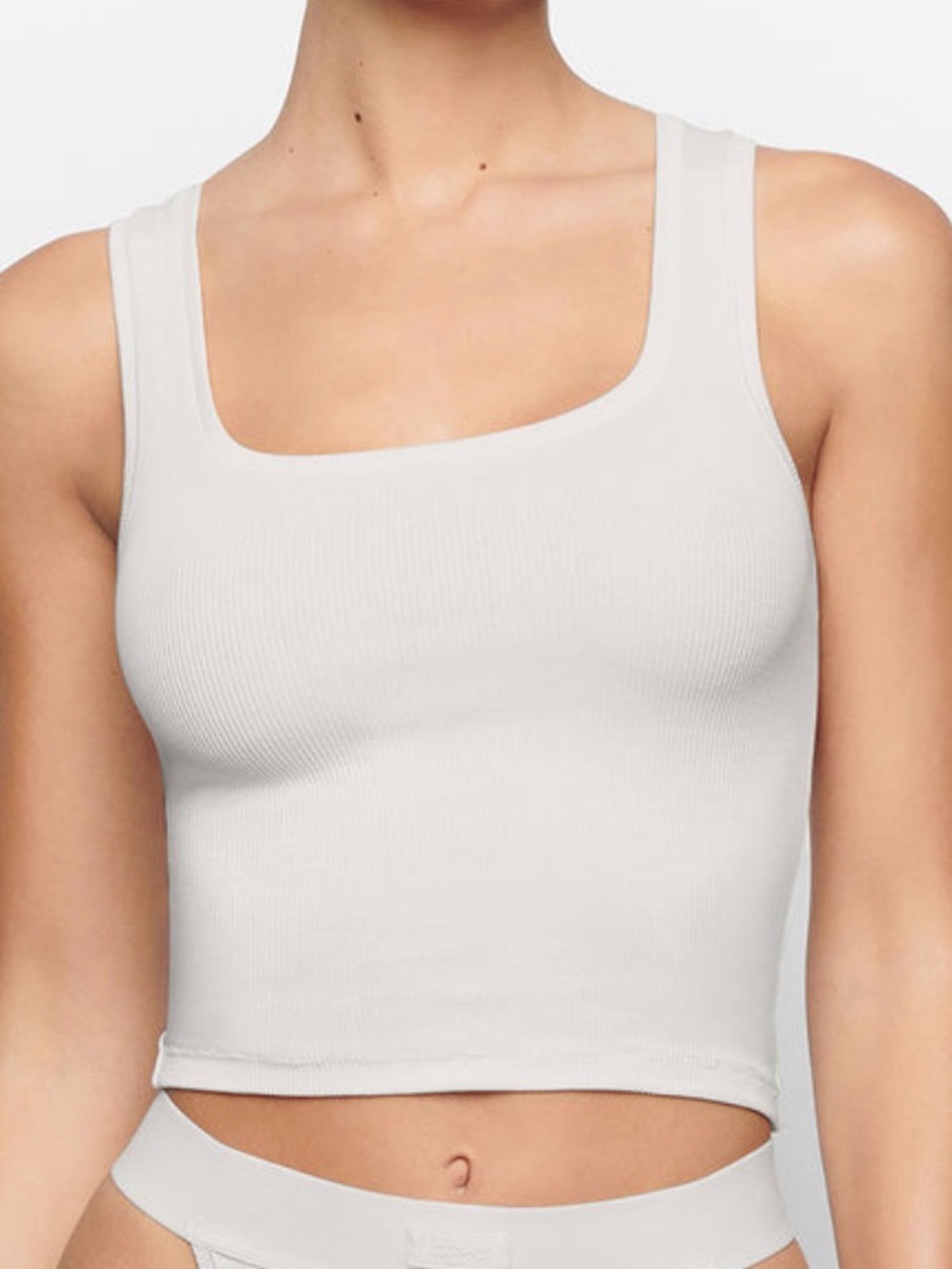 Cotton Ribbed Tank - Picture 2 of 3